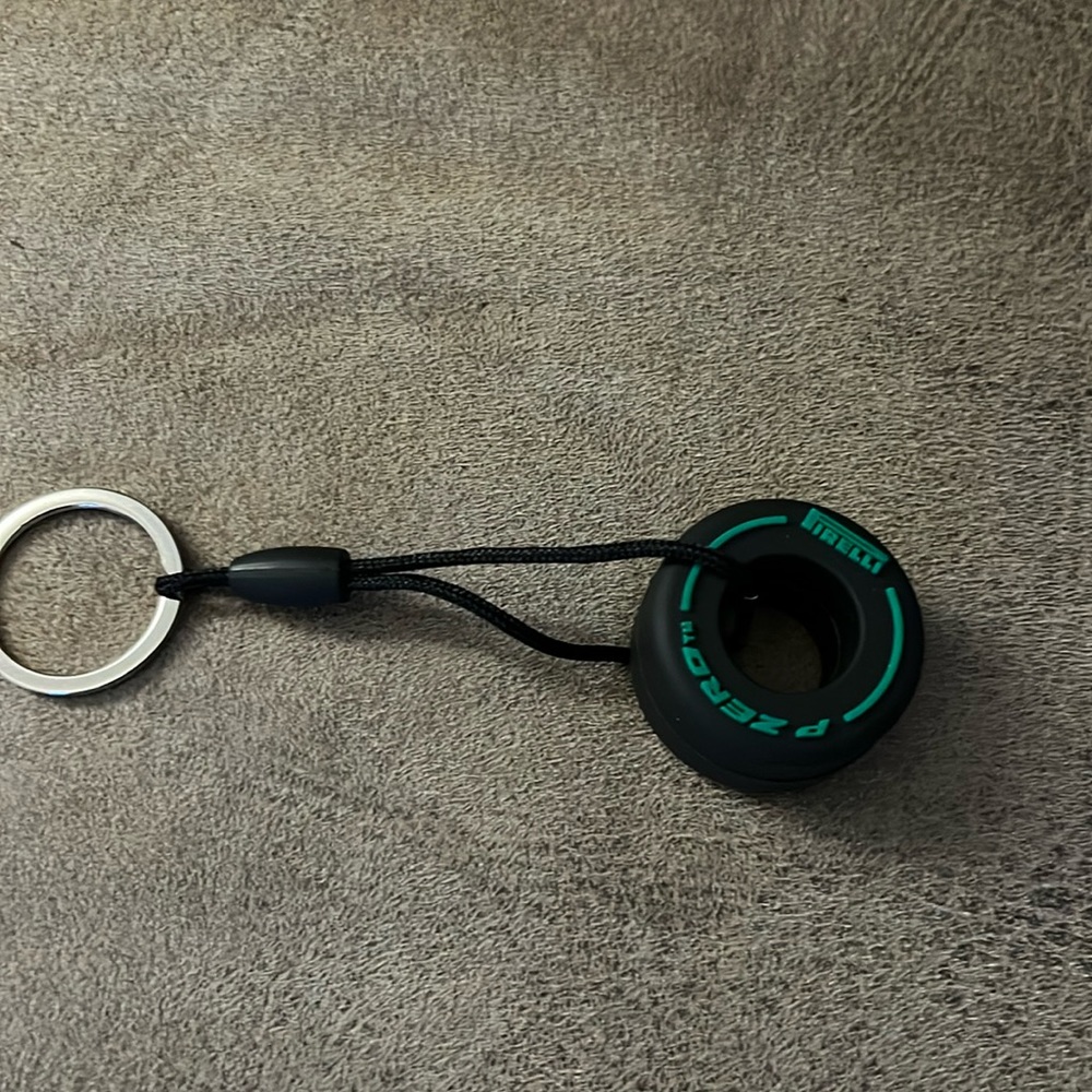 Pirelli tire keychain